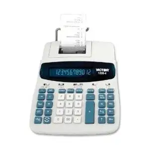 Victor Technologies 12-Digit Calculator, 2-Color Printing, 8"X11"X2-1/2", Be - Victor Technologies 12-Digit Calculator, 2-Color Printing, 8"X11"X2-1/2", Beportable Commercial Series Calculator Featur