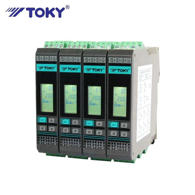 

TOKY GTA DIN Rail PLC pid Temperature Controller with 4 channel