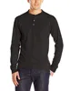 Wholesale henley shirts mens henley shirt long sleeve 100% cotton t-shirt with three button placket tee