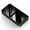 2019 new products 3 input double output high capacity 30000 mah led portable mobile charger power banks station with free sample