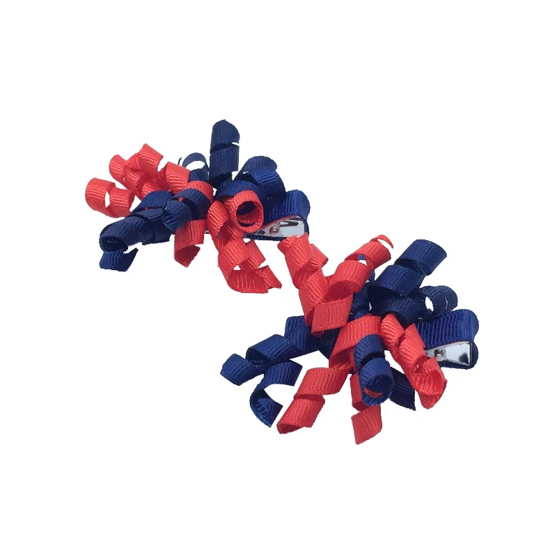 

Free Shipping Hot Selling Korker Ribbon Hair Bow Clips Kids Hair Accessories With Alligator Clip Chinese Supplier, Picture