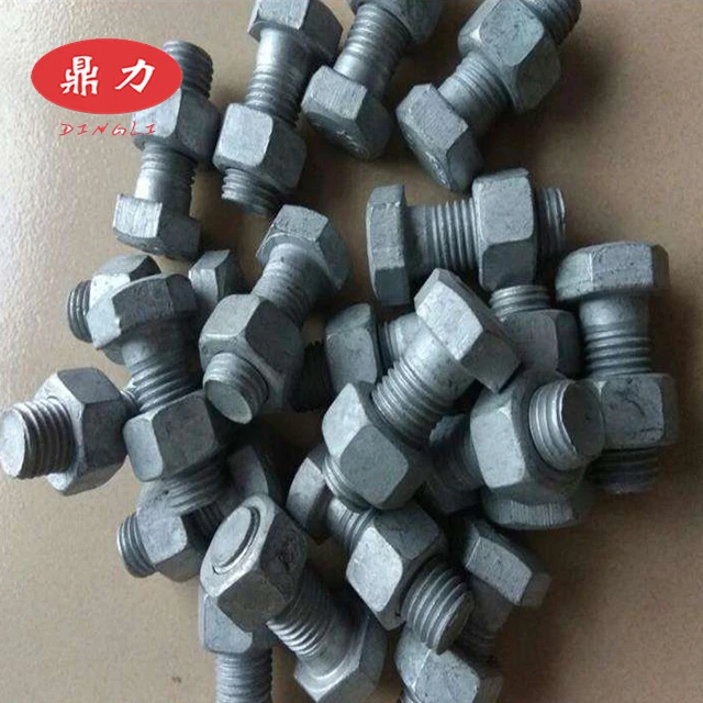 
Carbon steel 8.8/10.9/12.9 Black finnished/HDG Hex head bolt with nut washer for steel strcyural 