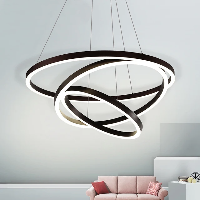 China supplier circular 3-Tier hanging led lamp pendant light