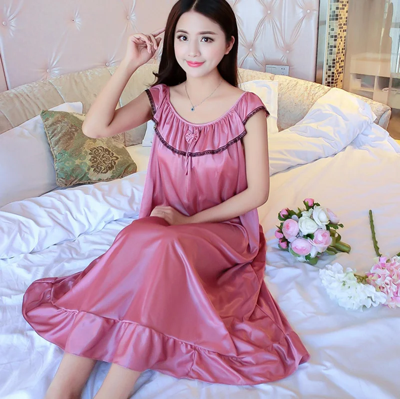 ladies silk nightdresses