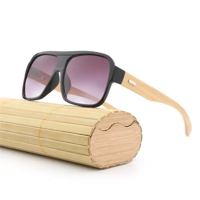 

HDCRAFTER Unisex fashionable comfortable wooden bamboo temple sunglasses acetate spectacles OEM