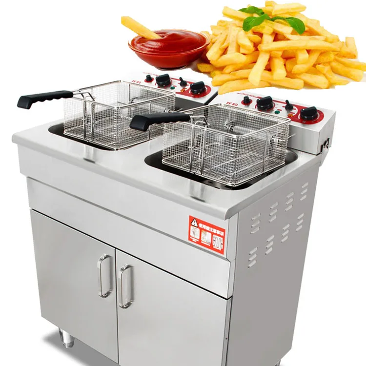 Techtongda Commercial High Pressure Fried Chicken Stove Chicken Fryer  Stainless Steel 16L