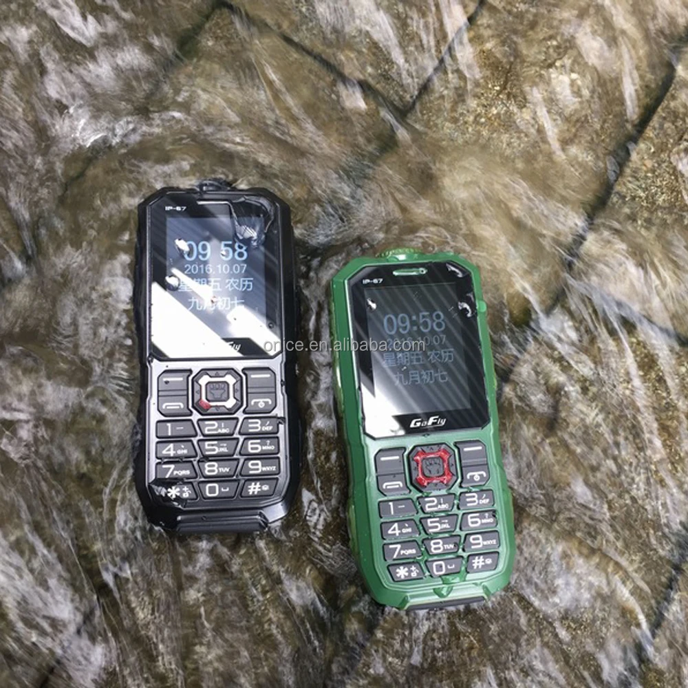 

IP67 waterproof shockproof dustproof A8S 6800mah long life battery mobile phone with large keypad, N/a