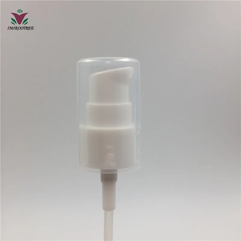 18/410 White Plastic Lotion Cream Treatment Pump Lotion Dispenser With Full Cover Cap Buy