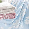 Top producer yarn dyed coral fleece printing soft baby thermal blanket