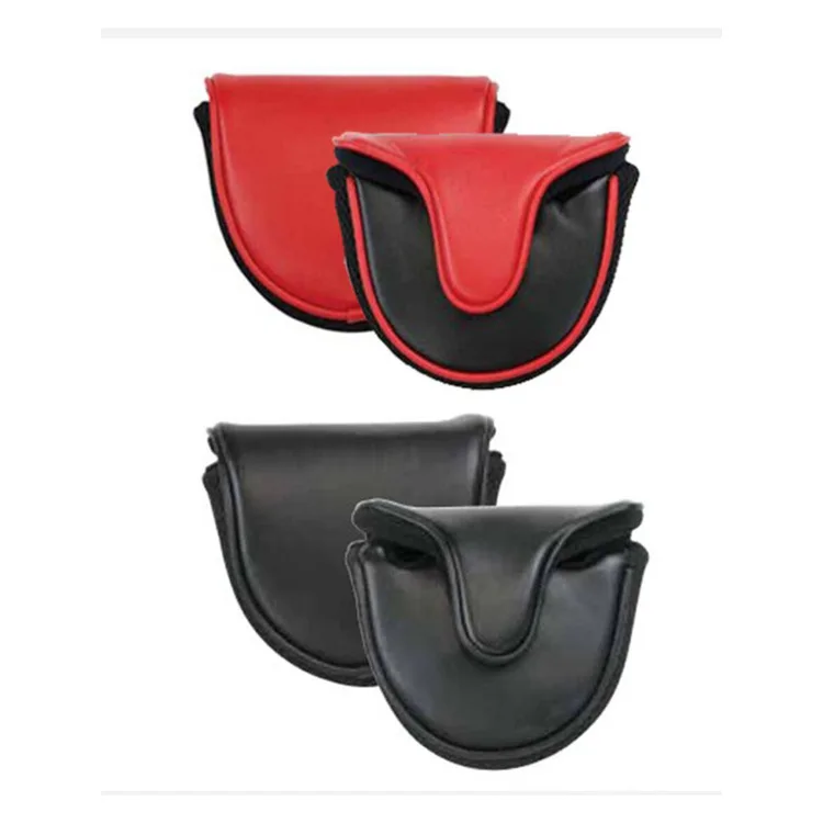 

semicircle neutral blank logo golf putter head cover