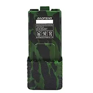 Original Baofeng Extended High Capacity Battery (3800mAh) For DM-5R UV-5R Plus UV-5RE BF-F8HP UV-5RTP Series Two Way Radio (Camouflage)