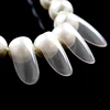 Professional eco-friendly nail art products artificial nails plastic false almond tips for girls