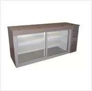 Refrigeration equipment parts Catering equipments back bar cooler wine beverage display glass door PVC and aluminum