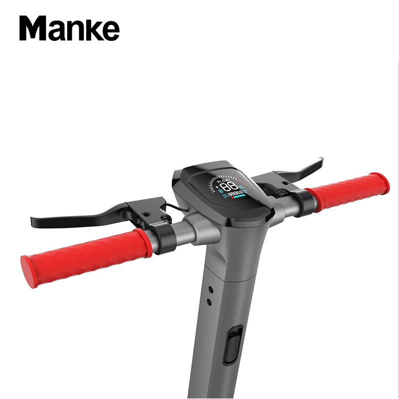 

New Coming!! Manke MK089 Germany Standard 10 inch 350W Double Shock Absorption Folding Electric Kick Scooter with CE Certificate, Gray