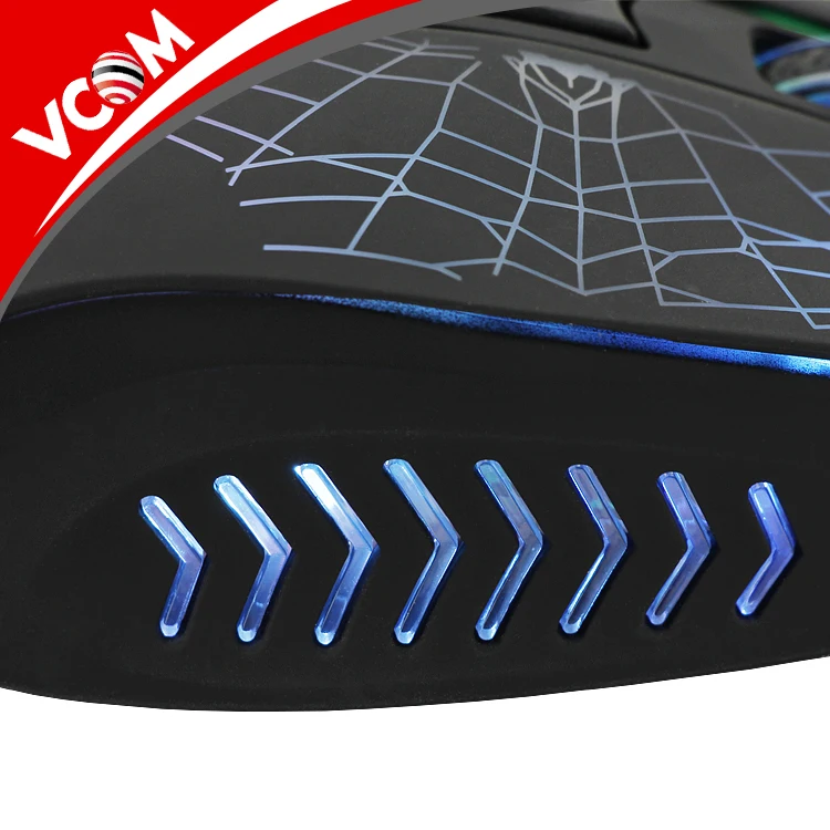 Computer Accessories 6d Gaming Optical Mouse Gamer with LED Light