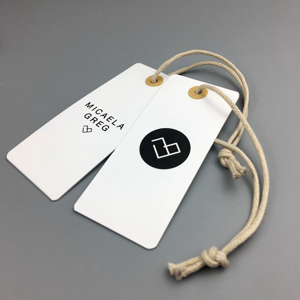 

White Matte Cardstock Hang Tag