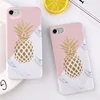 Soft IMD TPU Shockproof Pineapple Pink Marble Phone Case for Mobile, Marble for iPhone XR Case for iPhone Xs Max Case