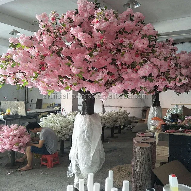 造花中国大装飾人工桜の木 Buy ライトアップ桜の木 屋外点灯桜の木 大型の屋外人工木 Product On Alibaba Com