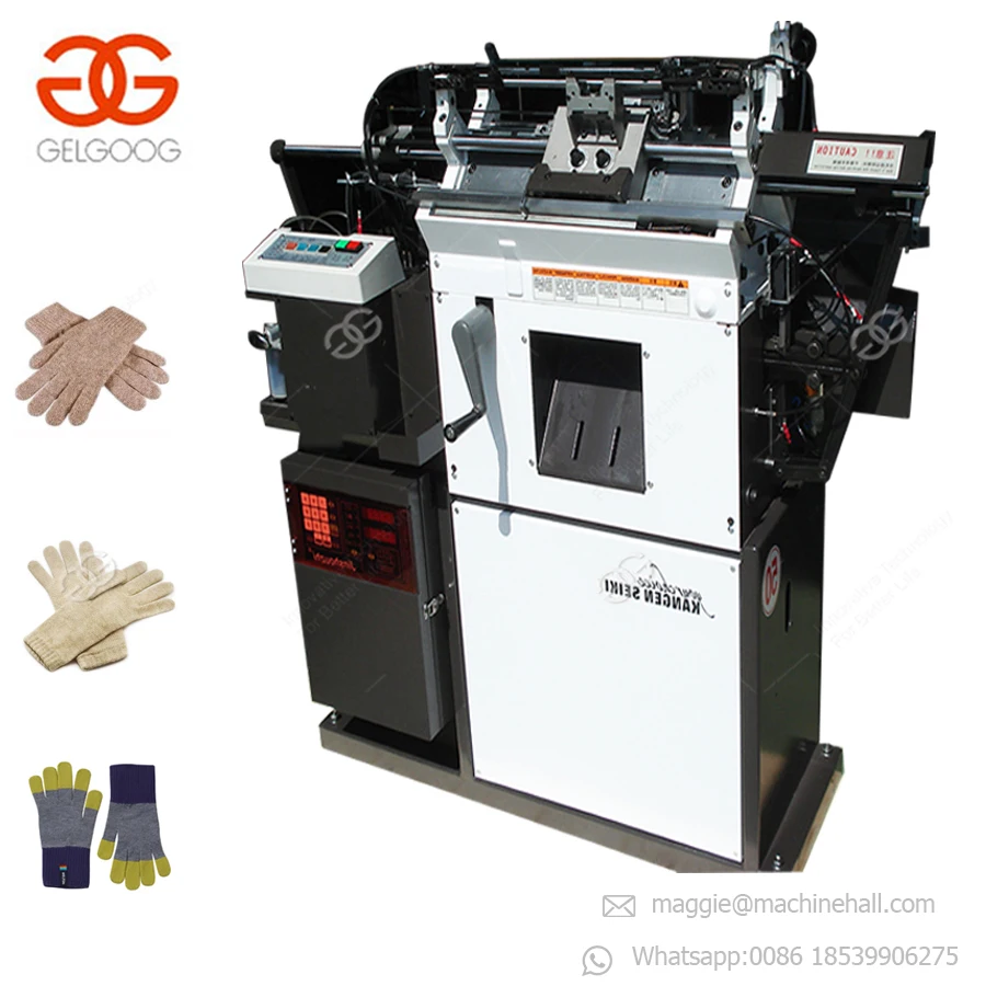 Top Quality Working Cotton Hand Gloves Sewing Overlock Making Machine Glove Knitting Machine