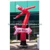 Hot Sale Red Car wash inflatable air dancer sky man for shop promotional