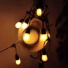 LED Flame Orange Light Source for Christmas Waterproof String Lights