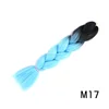 24" 100 g Expression Jumbo braiding hair Ombre Braiding Hair Extension Purple Green expression synthetic hair box braids