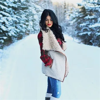 suede fur vest