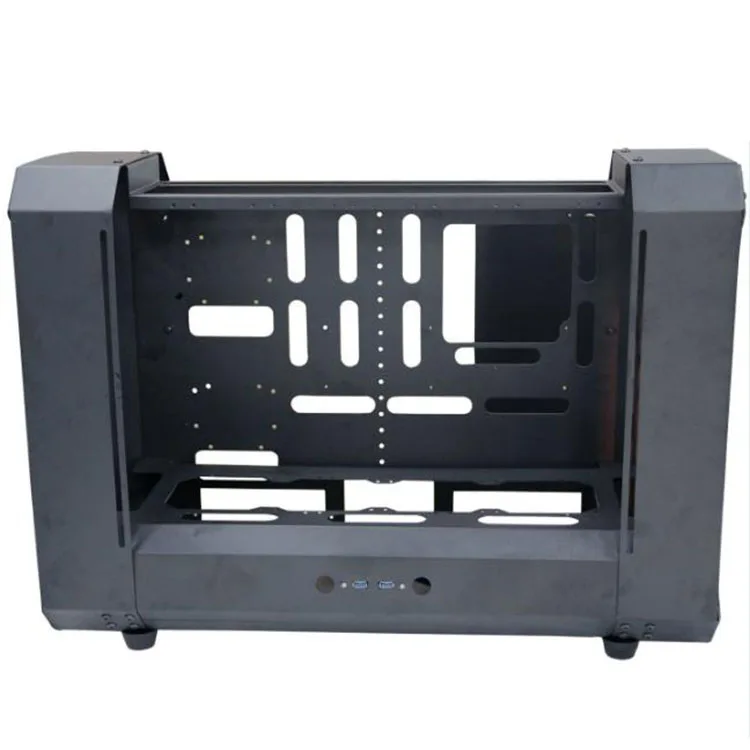 Aluminum Stamping Blank Parts Oem Anodizing Sheet Metal Stamping Custom Made Computer Chassis