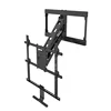 USA Market Gas Spring Swivel Mantel LED TV Wall Mount Bracket With Cable Management