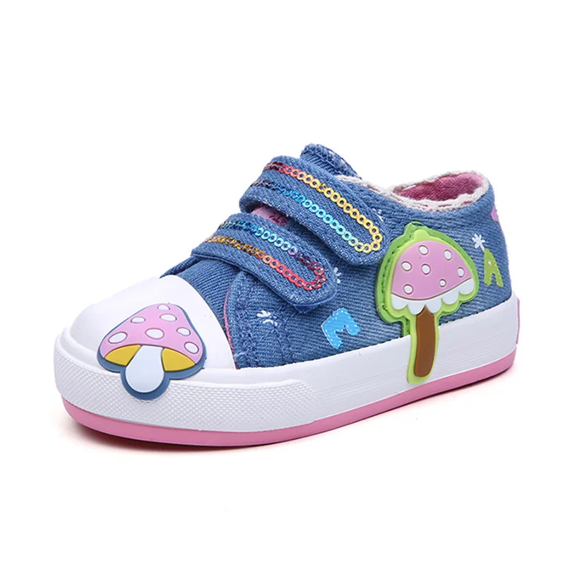 

New arrival 3D cartoon children canvas shoes, Rose/blue/navy