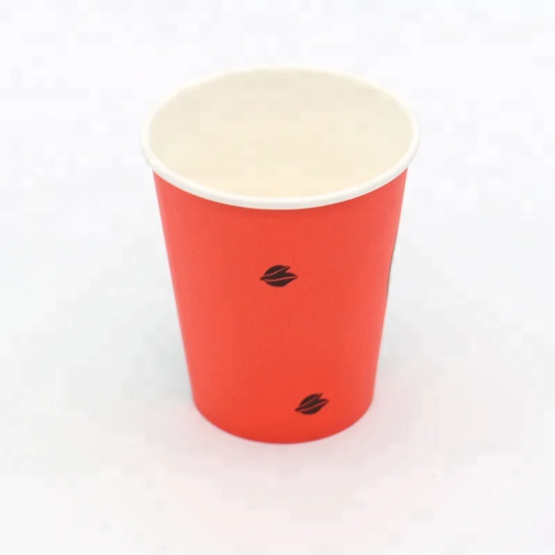 
factory price pe coated disposable single wall paper cup 8oz coffee cup 