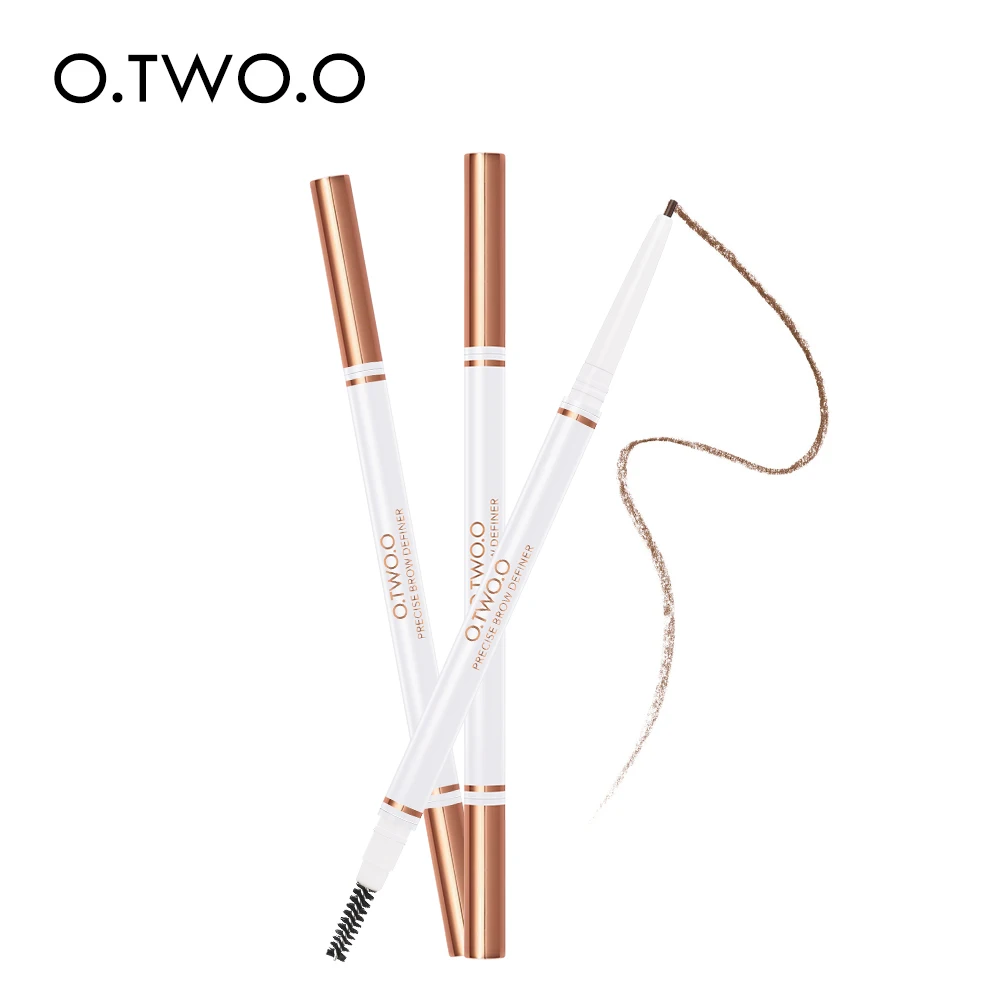 

O.TWO.O Waterproof Eyebrow Pencil 4 Natural Color High Pigment Brow Makeup Free Shipping, 4 colors