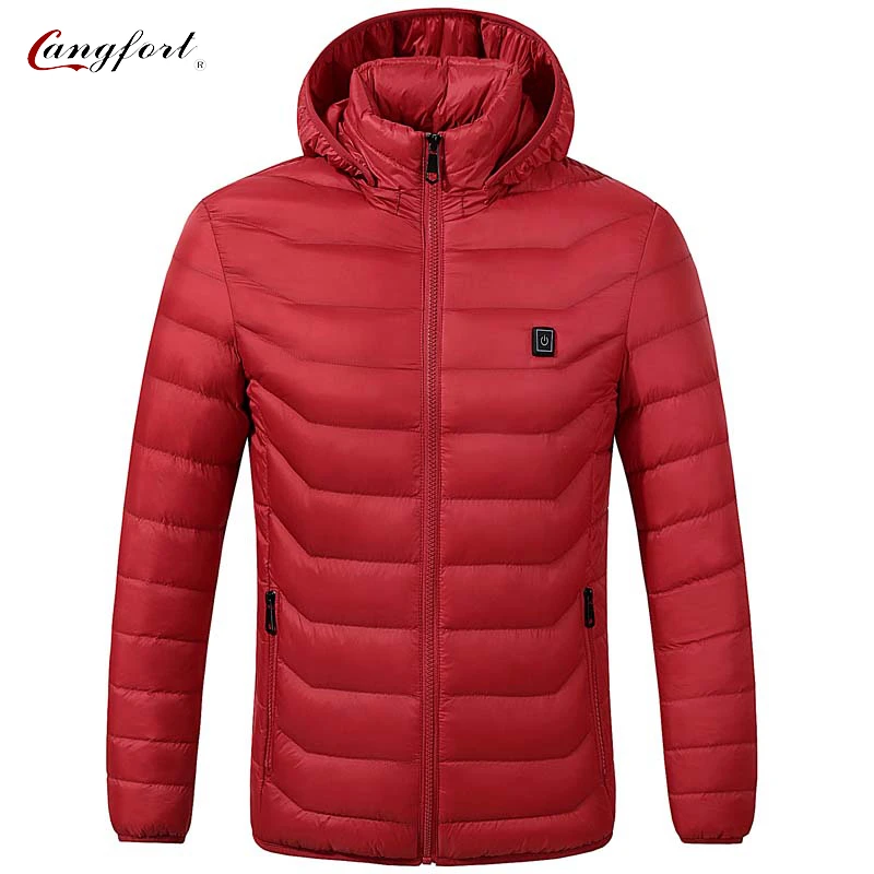 

Waterproof Graphene Elderly Full Size Thermal Insulation Polyester USB FIR heating Down coat, N/a