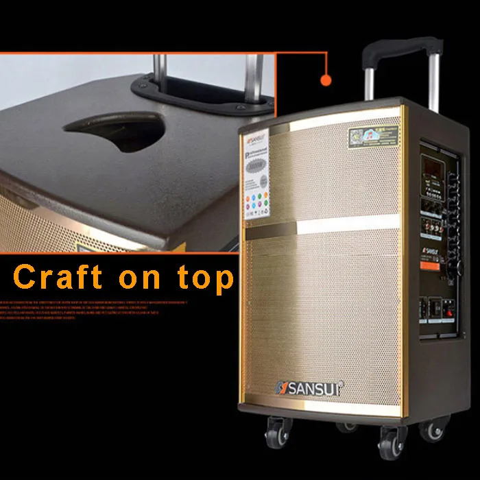 2018 Good Sound Sansui 12" Woofer Wireless Blue Tooth Portable Speaker