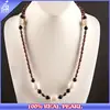 NK-00802 Hot sell AA 11-12mm & 4-5mm freshwater rice bead pearl neckless