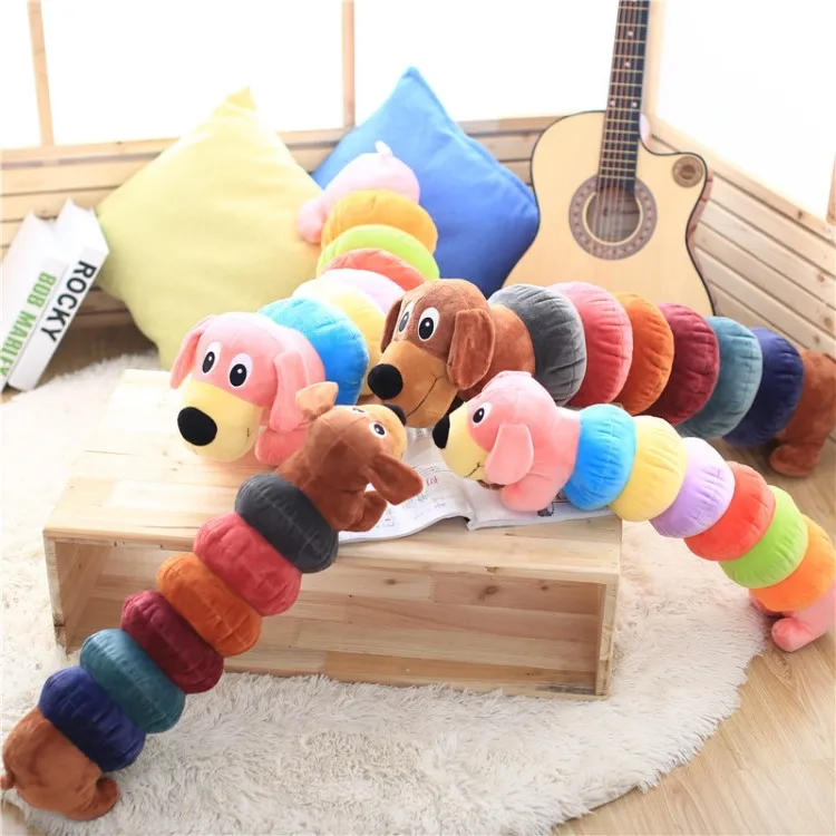 Custom Stuffed Plush Animal Dog Worm Puppy Pillow Toys Buy Stuffed Worm Toys Pillow,Plush