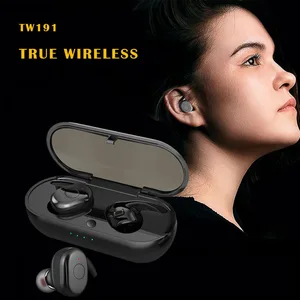 TWS earbuds 5.0 True Wireless Headphones with Charging Box Built-in Mic for ISO and Android 2019 OEM USD7.5