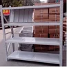 Cold warehouse modern concise iron network galvanized metal storage rack &warehouse grocery racks