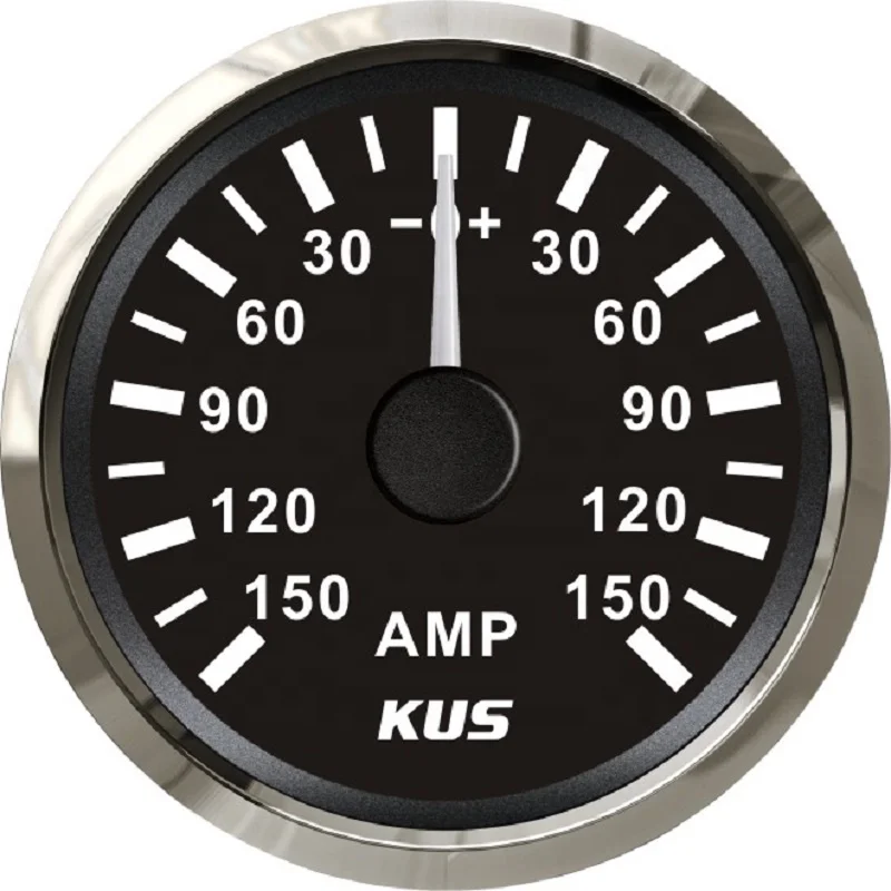 

Free Shipping KUS 52mm AC DC Ammeter Gauge +/-150A Universal With Current Shunt Unit, Ws bs