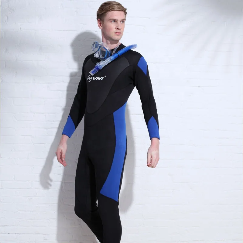 

Wholesale Custom Design Neoprene Printing Surf Wetsuit, Black/yellow, black/blue