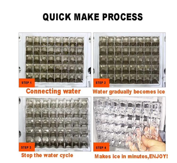 Lcd Ice Maker 1653lbs/24h 463lbs Storage Automatic Ice Machine Buy