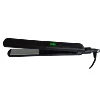 Girl's beauty equipment 3D touch control VibratinHair straightener protection private label vibrating ceramic LCD flat iron