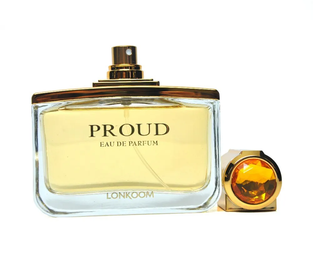 

LONKOOM golden women perfume floral scent 100ml