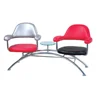 Hot sale beauty salon red waiting chair ZY-T04