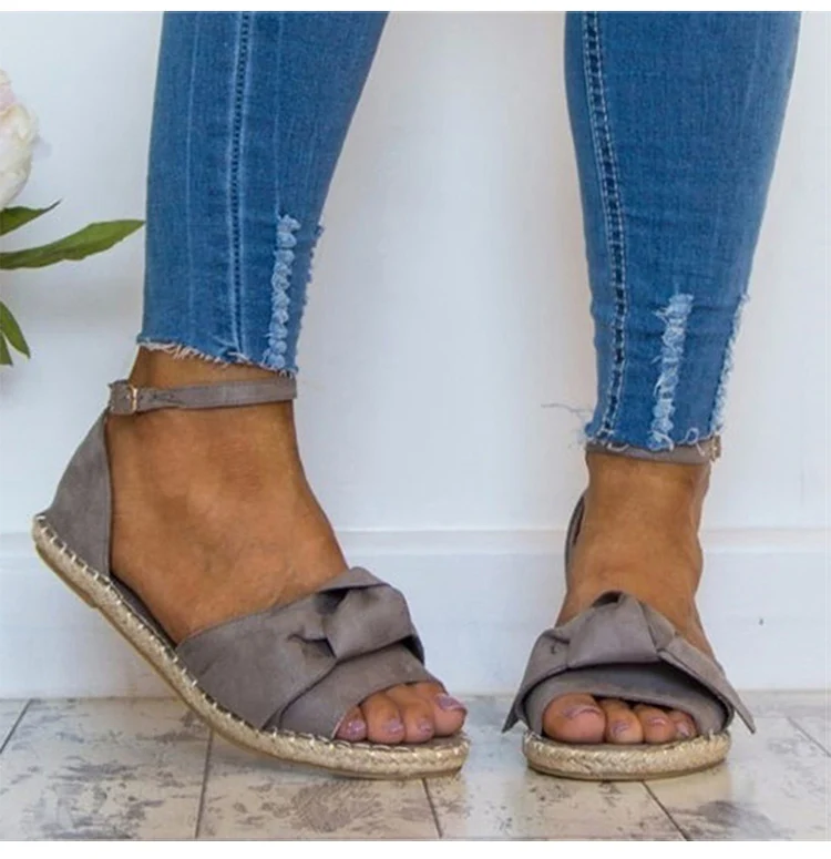 peep toe casual sandals