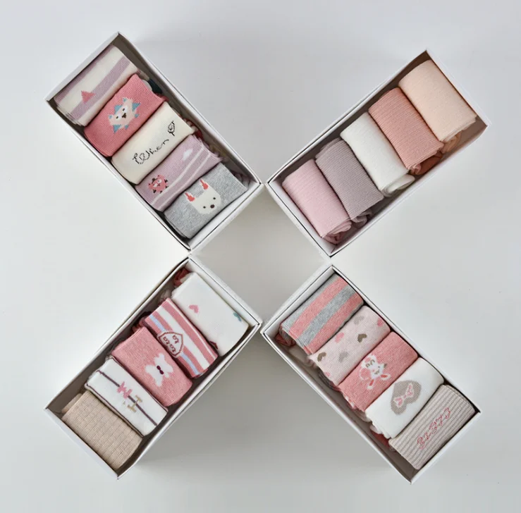 

New arrival boxes packaging baby socks 2020