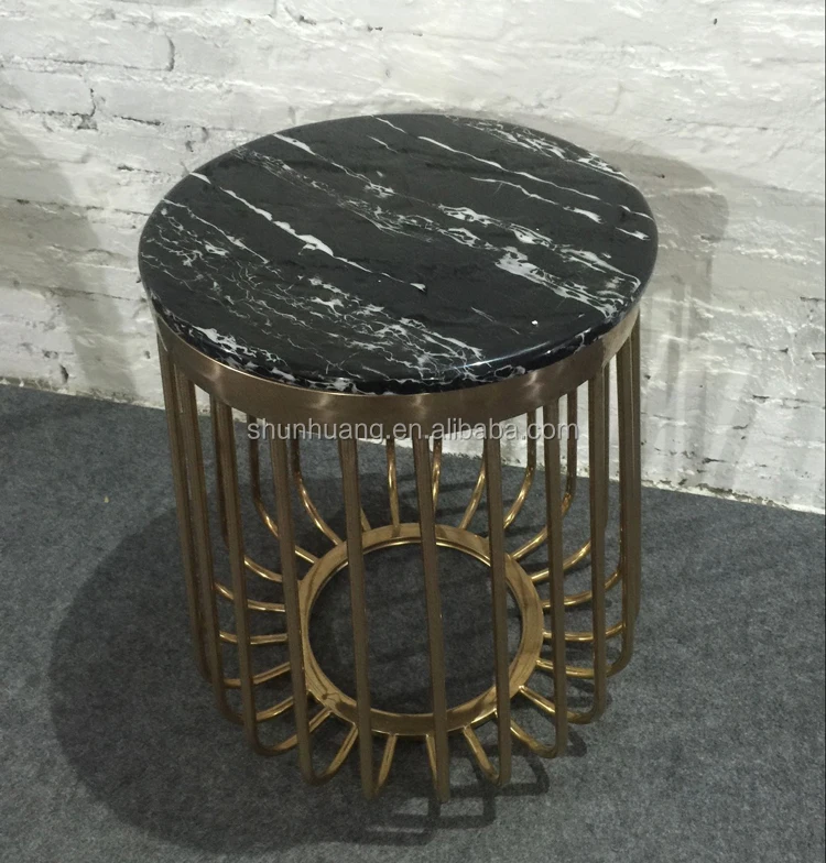 Hot Sale Stainless Steel Tea Table Living Room Furniture Metal Coffee