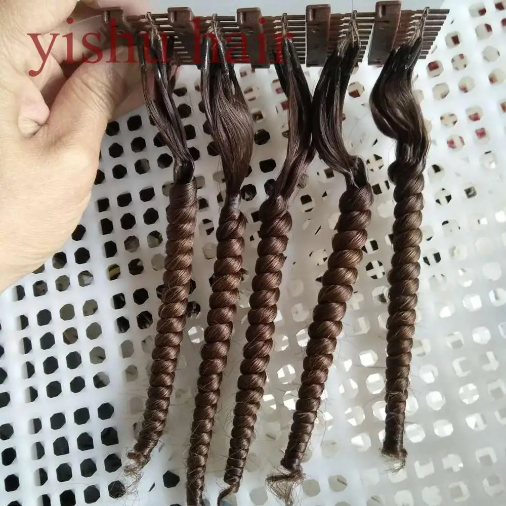 

2018-2019 Newest Hair Technician Invisible and Comfortable Second 6d hair curly extension, Silver