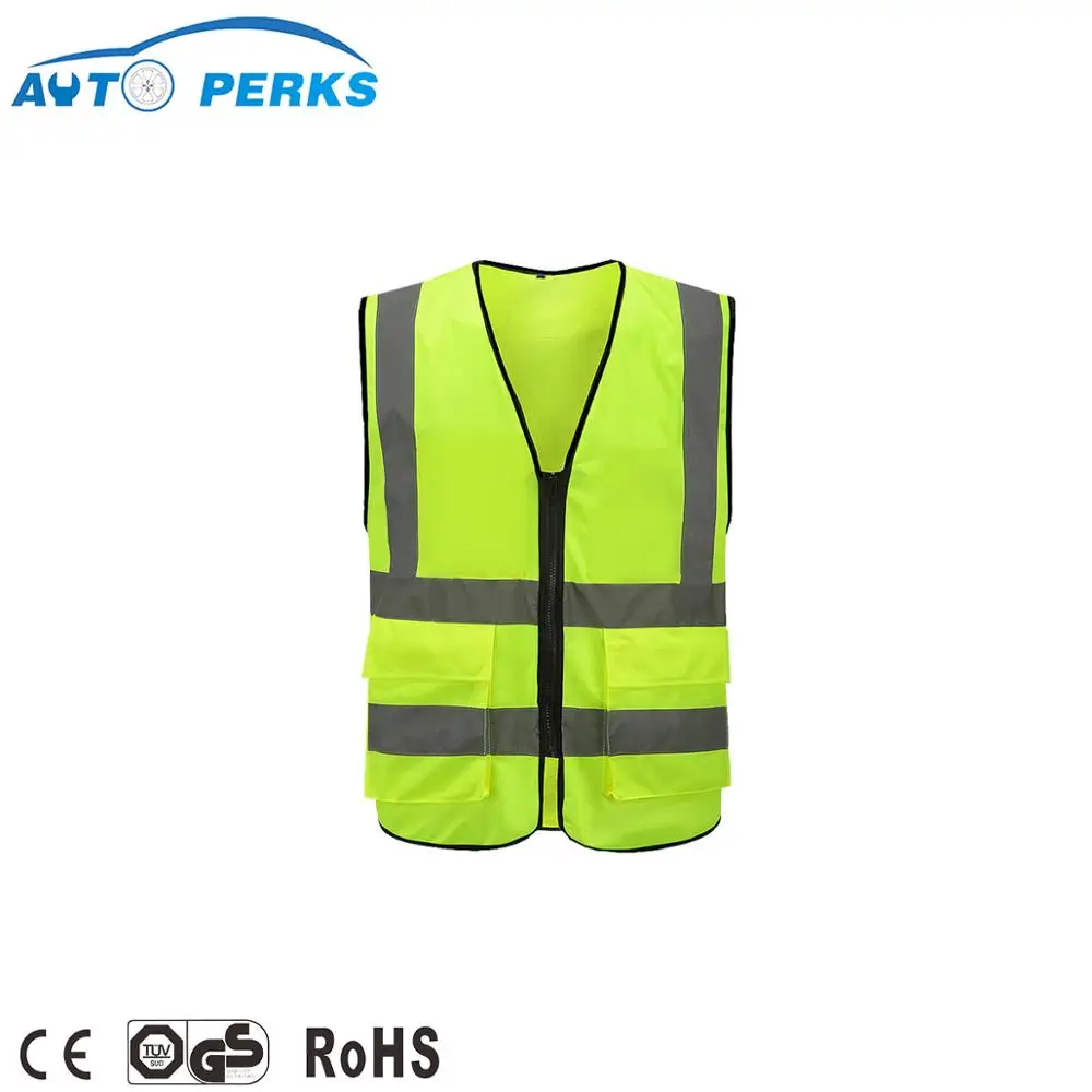 

Fluorescent Yellow High Quality Hot Sale 100 cotton safety vest, All colors