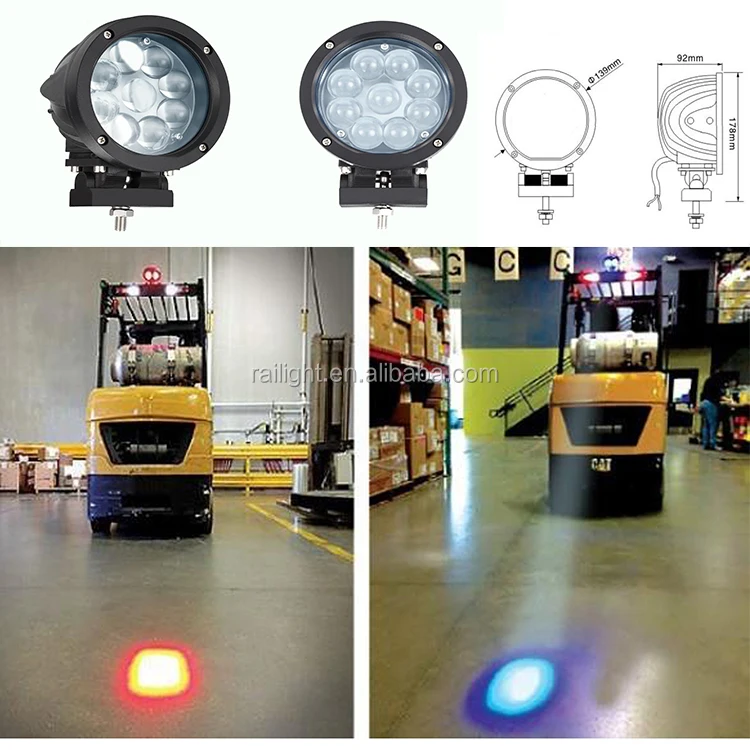 China Supplier Reversing Back Up Forklift Warning Lights Blue Led